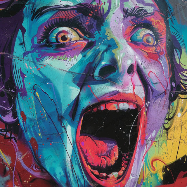 AI MidJourney Image Prompt, Rage Against Dusk, 4872Aggressive expressions, chat gpt, chat gpt prompts, chatgpt, chatgpt prompts, Creature features, Cyberpunk beasts, Dynamic horror, Electric fury, Fierce monsters, Haunted cityscape, Menacing creatures, midjourney, Neon noir, Night terrors, Paint splatter, Scary, Splattered art style, Surreal horror, Urban nightmare, Vivid terror, Wild rage