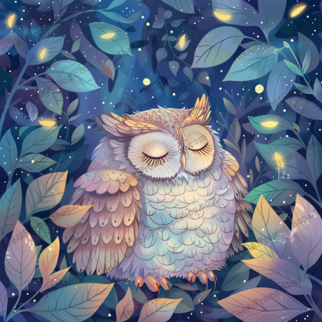 Whimsical Nature Fantasy Art AI MidJourney Image Prompt, 8178animal illustration, decor space, dreamy, enchanting, forestmidjourney, fox, kitten, magic, mystical, owl, pastel, rabbit, soft colors, whimsical nature fantasy art, wonder