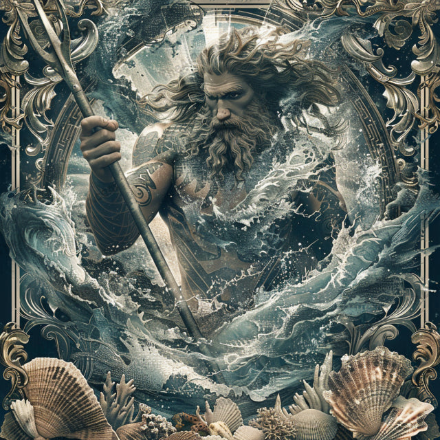 Mythological Artistry AI MidJourney Image Prompt, 8449Ai, Ai Image Prompt, ancient, art, bold, classical, colorful, decorative, detailed, epic, Fantasy, grand, heroic, historical, Image Prompt, intricate, legendary, majestic, midjourney, mythological figures, mythology, nature, powerful, Prompt, regal