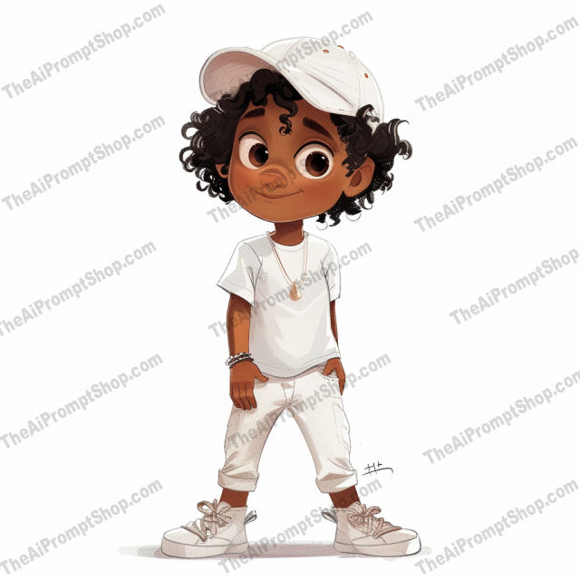 Charming Characters in Casuals AI MidJourney Image Prompt, 8000cartoon characters, casual style, charming, cute, diversity, endearing, expressive, fun., midjourney, minimalistic, modern, playful, soft colors, stylish, trendy, whimsical, youth