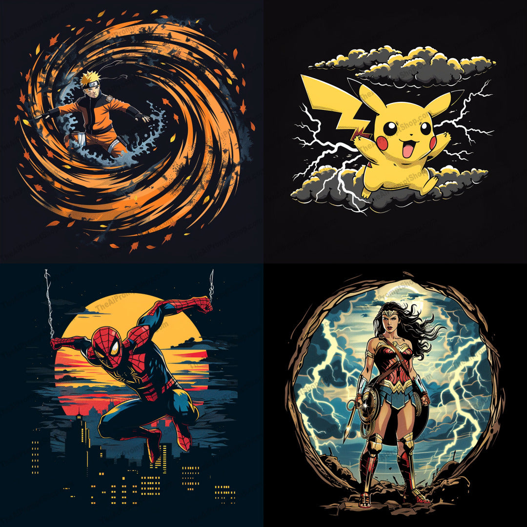 Anime Style Character Illustrations AI MidJourney Image Prompt, 9266 Anime, midjourney, anime, character, illustration, dynamic, vibrant, action, artwork, fanart, colorful, detail, intense, drawing, japanese, manga, characterdesign, emotion, vivid, stylized, creative, popculture, Midjourney, Ai, Ai Image Prompt, Image Prompt, Prompt
