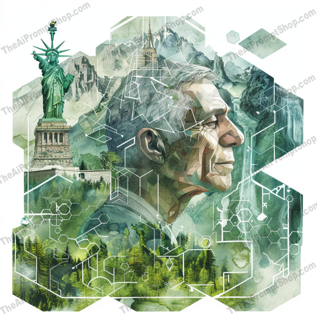Artistic American History Collage AI MidJourney Image Prompt, 8234abstract art, American history, artistic, collage, culture, geometric patterns, heritage, iconic symbols, maps, mixed media, modern art, patriotic, sophisticated, Statue of Liberty, textured art, unique designmidjourney, USA, vibrant colors, vintage look, watercolor