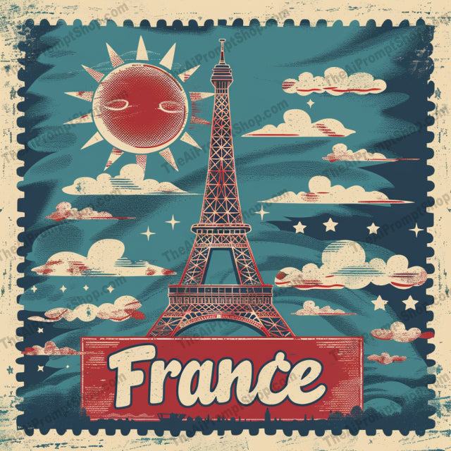 Vintage Travel Poster Art AI MidJourney Image Prompt, 9640 Isometrics & Icons, midjourney, vintage, travel, poster, art, iconic landmarks, countries, retro style, postcard design, Australia, France, Japan, Eiffel Tower, Sydney Opera House, Mount Fuji, sun, clouds, illustration, tourism, vacation, scenery, Midjourney, Ai, Ai Image Prompt, Image Prompt, Prompt
