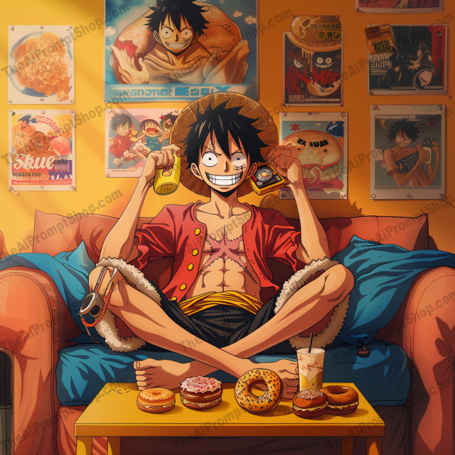 Anime Characters in Living Room AI MidJourney Image Prompt, 9360 Anime, midjourney, anime, anime characters, living room, cozy, detailed, nostalgic, anime culture, posters, figurines, decor, relaxed, snacks, television, video games, collectibles, interior design, home, comfort, recreation, geek culture, Midjourney, Ai, Ai Image Prompt, Image Prompt, Prompt