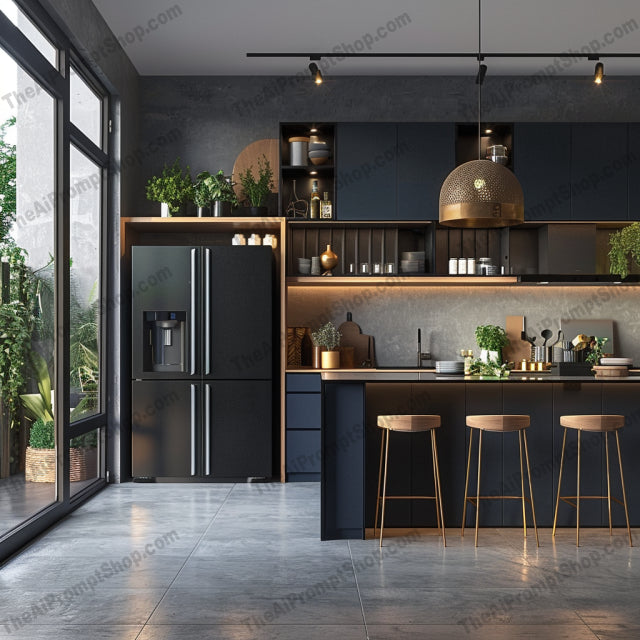 Modern Kitchen Designs AI MidJourney Image Prompt, 9457 Mockups - Interior Design, midjourney, modern kitchen, interior design, kitchen decor, contemporary kitchen, sleek kitchen, kitchen cabinetry, modern appliances, elegant lighting, stylish kitchen, home decor, kitchen furniture, kitchen island, kitchen inspiration, kitchen layout, kitchen renovation, kitchen ideas, interior decor, modern home, kitchen style, kitchen shelves, Midjourney, Ai, Ai Image Prompt, Image Prompt, Prompt