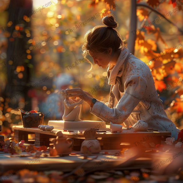 Golden Hour Moments AI MidJourney Image Prompt, 8908 Landscapes & Paintings, midjourney, golden hour, serene, tranquility, child reading, lake, chalk drawing, creativity, guitar, sunset, pottery, artistry, peaceful, everyday moments, art, nature, sunlight, evening, outdoor activities, illustration, relaxation, calm, Midjourney, Ai, Ai Image Prompt, Image Prompt, Prompt