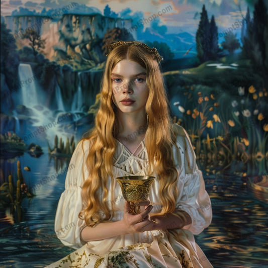 Legendary Queens and Warriors Art AI MidJourney Image Prompt, 8089Egyptian art, elegant art, empowering art, epic art, Greek mythology, historical queens, history-inspired art, medieval art, midjourney, mythical figures, powerful decor, powerful women, regal portraits, warrior queens