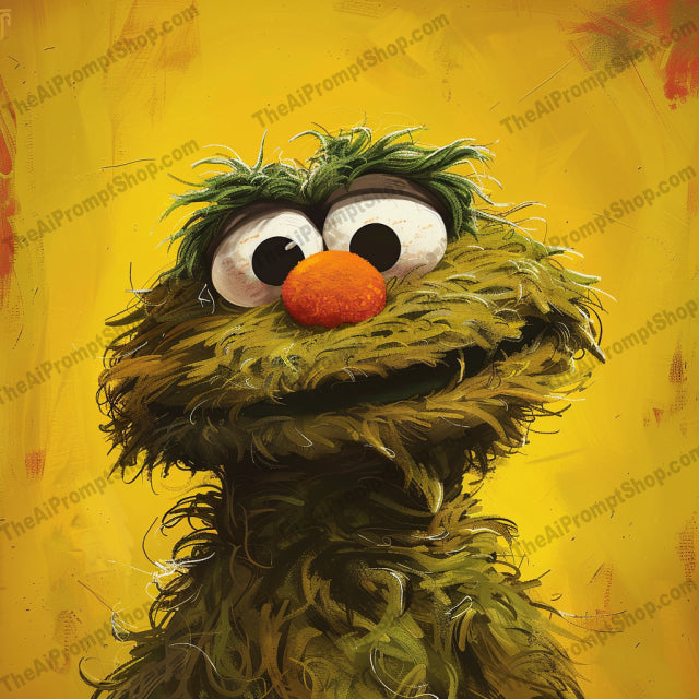 Colorful Muppet Characters AI MidJourney Image Prompt, 9473 Animation & Cartoons, midjourney, Muppet, characters, colorful, vibrant, expressive, illustration, dynamic, brushstrokes, textured, Sesame Street, Big Bird, Oscar the Grouch, Grover, abstract, artistic, childhood, nostalgia, happy, playful, fun, Midjourney, Ai, Ai Image Prompt, Image Prompt, Prompt