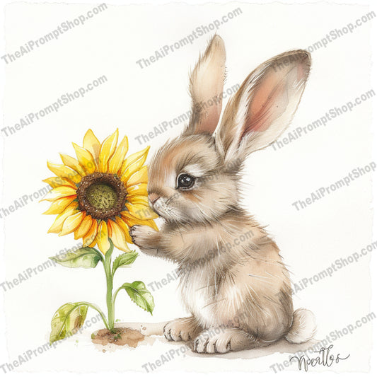 Cute Animal Illustrations AI MidJourney Image Prompt, 9319 Animals, midjourney, cute, animal, rabbit, sunflower, dolphin, seashell, fox, butterfly, illustration, art, adorable, charming, detailed, playful, nature, wildlife, cartoon, whimsical, character, fantasy, Midjourney, Ai, Ai Image Prompt, Image Prompt, Prompt