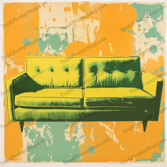 Retro Pop Art Furniture AI MidJourney Image Prompt, 8190art print, artistic, bold design, colorful, contemporary, decorativemidjourney, eclectic style, furniture, graphic design, home decor, interior decor, mid-century modern, modern art, pop art, retro, statement piece, stylish, unique, vibrant colors, vintage, visual art