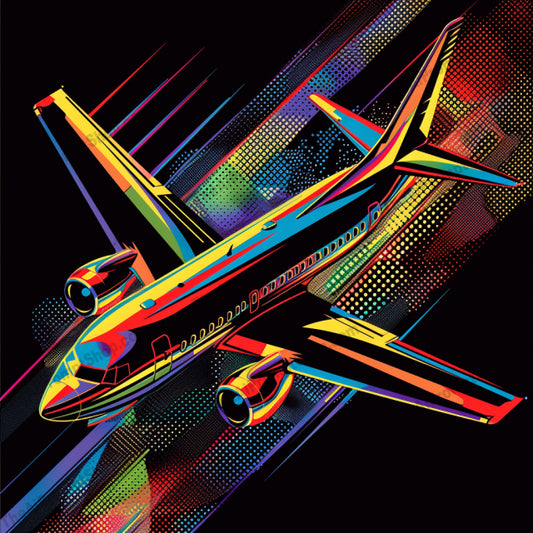 Colorful Neon Transportation Art AI MidJourney Image Prompt, 8378abstract, Ai, Ai Image Prompt, airplane, artistic, bicycle, bold colors, colorful, contemporary, creative, dynamic, graphic design, hot air balloon, illustration, Image Prompt, midjourney, modern art, neon, Patterns & Wallpapers, pop art, Prompt, retro, train, transportation, vibrant, visuals