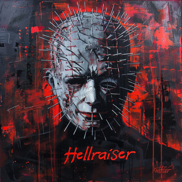 Classic Horror Movie Tribute Art AI MidJourney Image Prompt, 8141black, Child's Play, classic, creepy, dark, digital art, dramatic, eerie, Friday the 13th, Halloween, Hellraiser, horror movie tribute art, iconic, intense, midjourney, red, scary, vivid