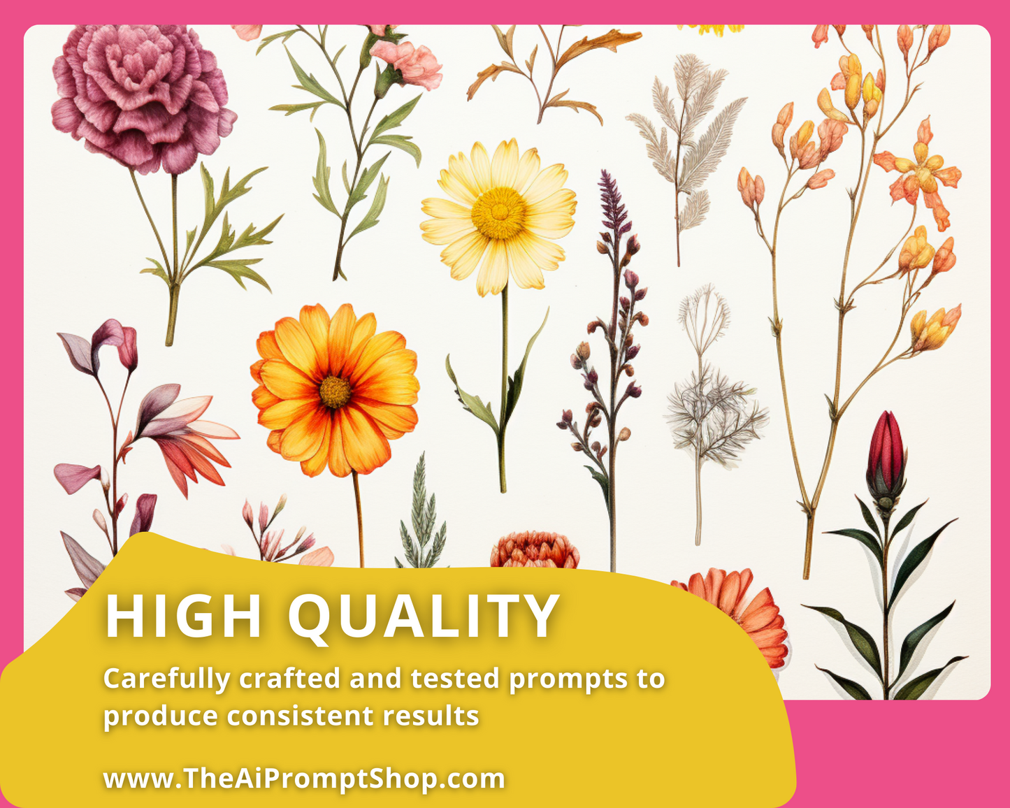 AI Image Prompts for Floral Art