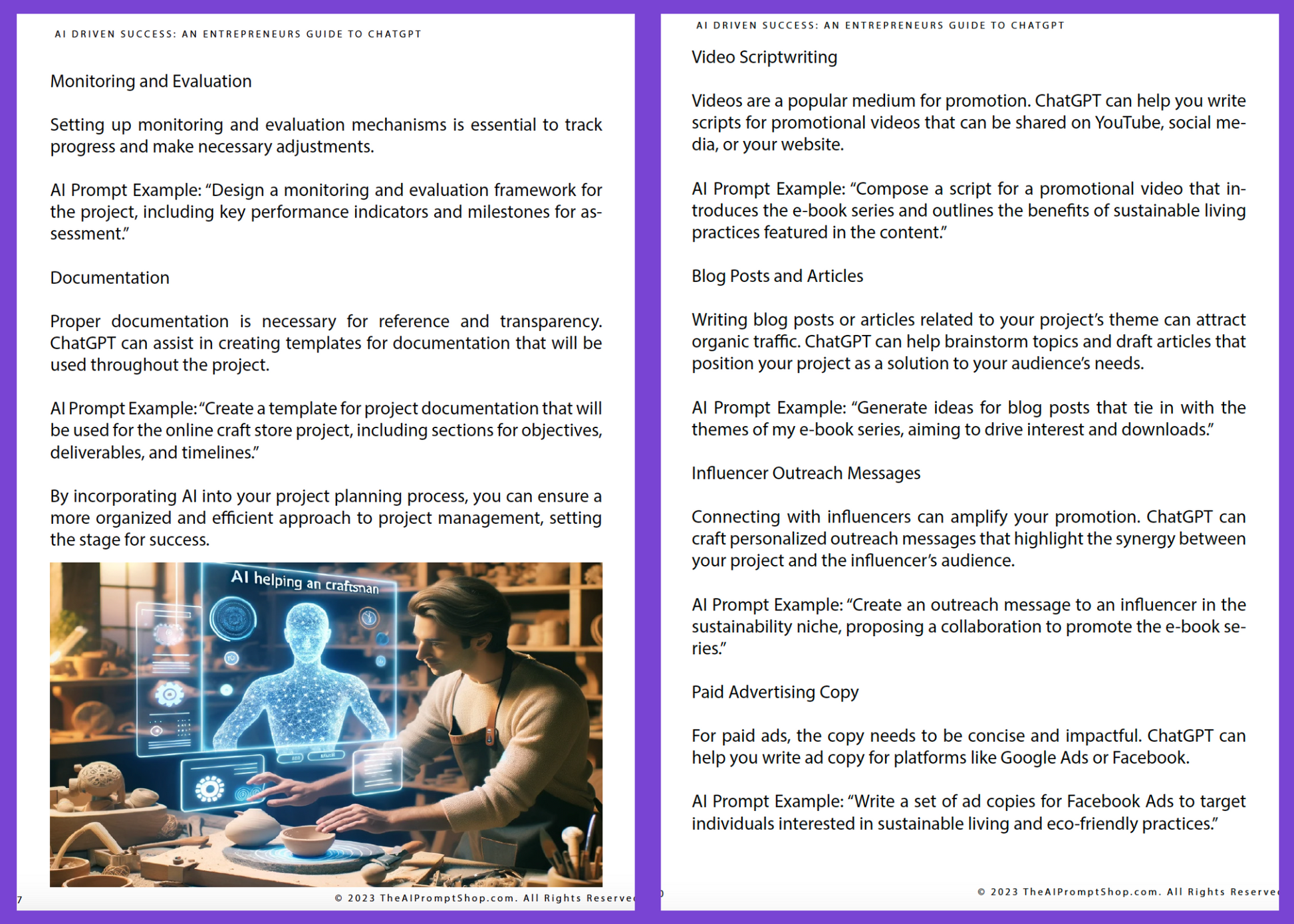 AI Driven Successai, AI Book, Chatgpt prompts, ebook, entrepreneur guide, pasive icome