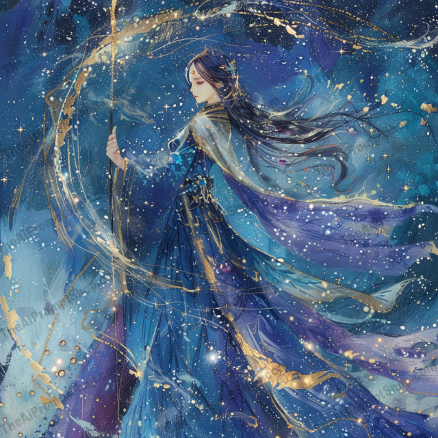 Celestial Fantasy Warriors AI MidJourney Image Prompt, 8040AI image prompts, artistic exploration, celestial designs, celestial fantasy, cosmic journey, cosmic magic, cosmic mysticism, cosmic warriors, creative inspiration, epic fantasy, ethereal warriors, fantasy character design, fantasy storytelling, fantasy worlds, magical beings, midjourney, otherworldly art, otherworldly visuals, star-filled skies, starry night art, visionary art