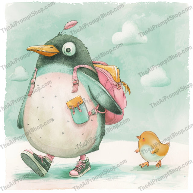 Whimsical Animal Adventures AI MidJourney Image Prompt, 9369 Storybook Illustrations, midjourney, whimsical, animal, adventures, illustration, charming, adorable, vibrant, playful, storybook, child-friendly, fox, penguin, rabbit, turtle, scooter, cute animals, imaginative, colorful, narrative, fantasy, art, Midjourney, Ai, Ai Image Prompt, Image Prompt, Prompt