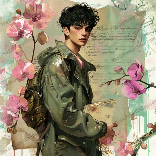 Romantic Vintage Portraits AI MidJourney Image Prompt, 9353 Portraits & People, midjourney, romantic, vintage, portraits, floral, antique, camera, book, teacup, nature, illustration, art, detailed, realistic, feminine, masculine, soft colors, delicate, pastel, elegant, classic, Midjourney, Ai, Ai Image Prompt, Image Prompt, Prompt