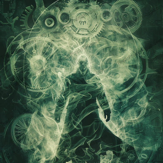 Mystical Adventure Art AI MidJourney Image Prompt, 8156ancient ruins, awe, detailed, dramatic artwork, dramatic backgrounds, enigmatic, exploration, fantastical scenes, fantasy adventure, intricate designs, locomotive, midjourney, mystery, mystical, rich colors, stormy seas, vivid, wonder