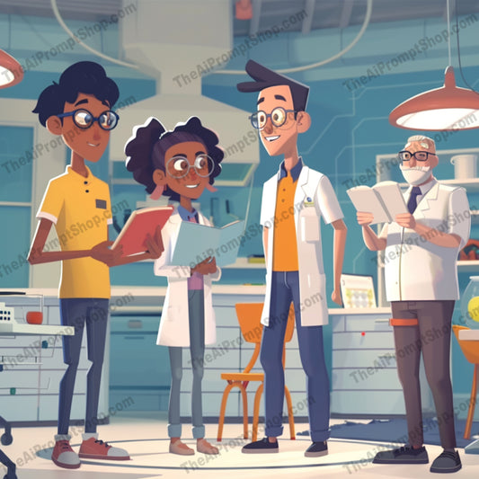 AI MidJourney Image Prompt, Learning Curves in Animation, 51503D school environment, Academic animation, Animated pedagogy, Animated teaching, Animation, cartoon, Character learning, Classroom setting, Creative educational scene, Educational illustration, Engaging students, Knowledge exploration, midjourney, School life depiction, Youthful curiosity