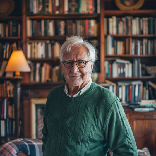 Cozy and Rustic Lifestyle Portraits AI MidJourney Image Prompt, 8309Ai, Ai Image Prompt, bookshelves, charm, comfort, cozy, garden, home decor, homely, Image Prompt, inviting, lifestyle, living space, midjourney, natural light, nature, portrait, Portraits & People, Prompt, relaxing, rustic, serene, soft lighting, warm, warm tones, wood-paneled