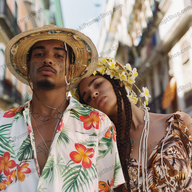 Fashionable Couples in Street Style AI MidJourney Image Prompt, 8973 Portraits & People, midjourney, fashion, street style, couples, modern clothing, vintage clothing, urban fashion, stylish, trendy, couple goals, city fashion, outdoor fashion, fashion photography, contemporary, artistic, fashionable, streetwear, urban style, fashion statement, fashion trends, urban lifestyle, Midjourney, Ai, Ai Image Prompt, Image Prompt, Prompt