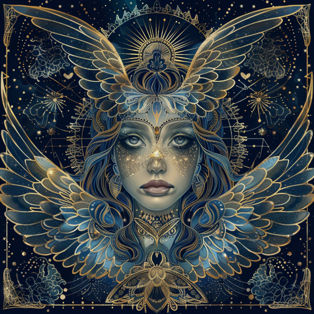 Cosmic Divine Art AI MidJourney Image Prompt, 8036AI image prompts, artistic exploration, celestial beauty, celestial designs, cosmic art, cosmic beings, cosmic journey, creative inspiration, creative prompts, detailed designs, divine aesthetics, divine beings, ethereal visuals, fantasy art inspiration, floral patterns, metaphysical art, midjourney, mystical art, mystical themes, otherworldly art, spiritual illustrations, spiritual symbolism, transcendent art, visionary art