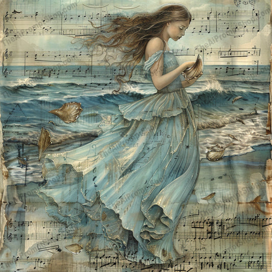 Dreamy Music-Inspired Art AI MidJourney Image Prompt, 9439 Character Art, midjourney, whimsical, music, fantasy, nature, ethereal, dreamy, flowing dresses, charming characters, enchanting, fairytale, beautiful, surreal, delicate, artistic, imaginative, creative, colorful, magic, mystical, serene, Midjourney, Ai, Ai Image Prompt, Image Prompt, Prompt