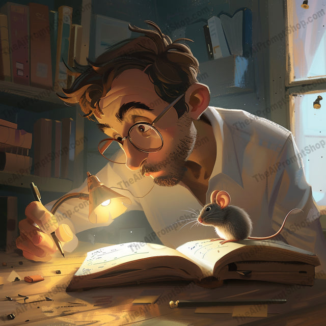 AI MidJourney Image Prompt, Cozy Reading Companions, 4954Animal friends, chat gpt, chat gpt prompts, chatgpt, chatgpt prompts, Gentle character studies, Homey atmosphere, Intimate bookish scenes, Leisurely afternoons, Literary companionship, Lively domestic settings, midjourney, Peaceful reading moments, Quiet contemplation, Storybook Illustrations, Warm indoor lighting