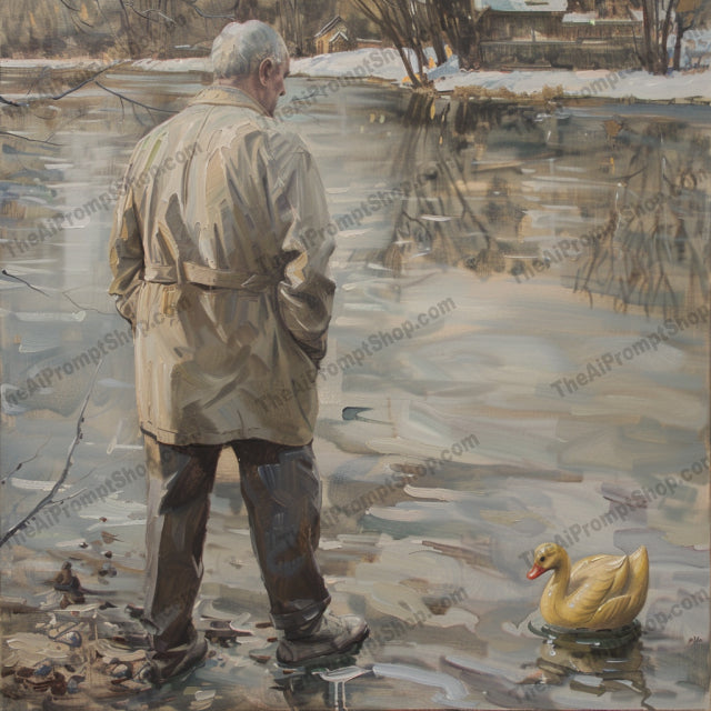 Reflective Moments by the Lake AI MidJourney Image Prompt, 9503 Landscapes & Paintings, midjourney, lake, reflection, serene, peaceful, water, nature, landscape, contemplative, realistic, tranquil, scenery, outdoors, painting, art, stillness, calm, quiet, solitude, person, backview, Midjourney, Ai, Ai Image Prompt, Image Prompt, Prompt