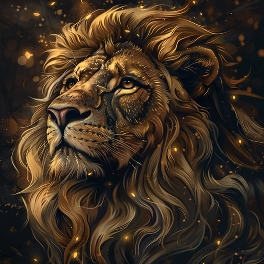 Majestic Wild Animals AI MidJourney Image Prompt, 8079animal lover decor, bold wall art, dramatic artwork, fierce animals, forest art, hand-drawn animals, jungle art, lion art, majestic animals, midjourney, nature-inspired decor, polar bear art, powerful animal art, tiger art, vibrant designs, wild animal art, wilderness art, wildlife collection, wildlife illustrations, wolf art