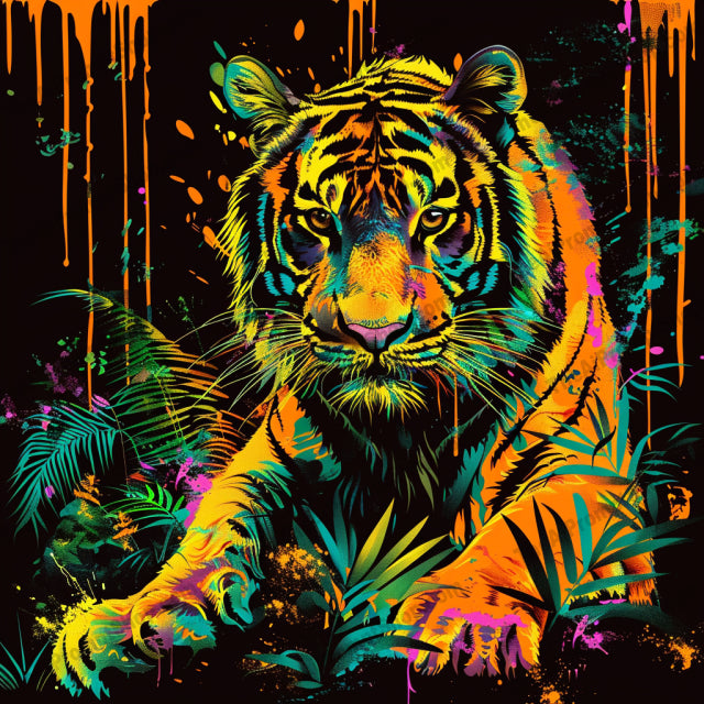 Neon Animal Illustrations AI MidJourney Image Prompt, 9027 Animals, midjourney, neon, animal, illustration, vibrant, electric colors, art, modern, decor, dynamic, detailed, captivating, visual, statement piece, colorful, design, interior decor, mesmerizing, artwork, bright, creative, Midjourney, Ai, Ai Image Prompt, Image Prompt, Prompt