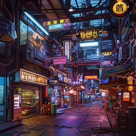 Futuristic Urban Landscapes AI MidJourney Image Prompt, 9295 Landscapes & Paintings, midjourney, futuristic, urban, landscape, neon, streets, architecture, modern, technology, greenery, nature, cityscape, futuristic city, neon lights, urban jungle, advanced tech, cyberpunk, sci-fi, night scene, city lights, digital art, Midjourney, Ai, Ai Image Prompt, Image Prompt, Prompt