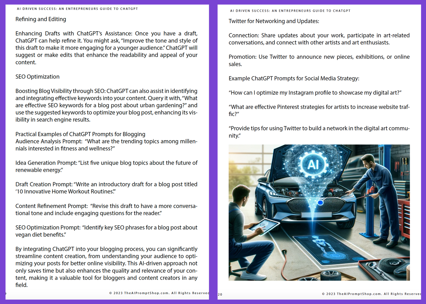 AI Driven Successai, AI Book, Chatgpt prompts, ebook, entrepreneur guide, pasive icome