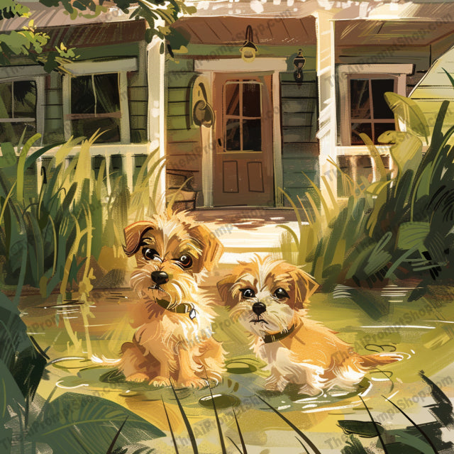 AI MidJourney Image Prompt, Homestead Harmony, 4946Autumnal cats, Canine curiosity, chat gpt, chat gpt prompts, chatgpt, chatgpt prompts, Childhood simplicity, Feline friends, Golden hour glow, midjourney, Nostalgic homelife, Playful puppies, Rural tranquility, Serene backyards, Storybook Illustrations, Suburban tales