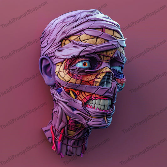 AI MidJourney Image Prompt, Anatomy Unveiled, 4863Anatomical exploration, Artistic anatomy, Artistic dissection, Biological art, Bone structure, chat gpt, chat gpt prompts, chatgpt, chatgpt prompts, Creative anatomy, Eerie sculptures, Exposed muscle, Facial anatomy, Human form deconstruction, Humanoid sculptures, midjourney, Musculature art, Scary, Sculptural surrealism, Surreal anatomy, Surreal busts, Surreal heads