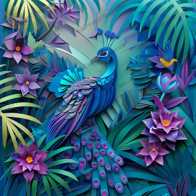 Stylized Animal Art AI MidJourney Image Prompt, 9589 Animals, midjourney, stylized, animal art, bird, lion, peacock, owl, paper art, layered artwork, vibrant colors, detailed textures, intricate design, nature, wildlife, majestic animals, creative illustration, unique style, ornate, artistic, eye-catching, decorative, Midjourney, Ai, Ai Image Prompt, Image Prompt, Prompt