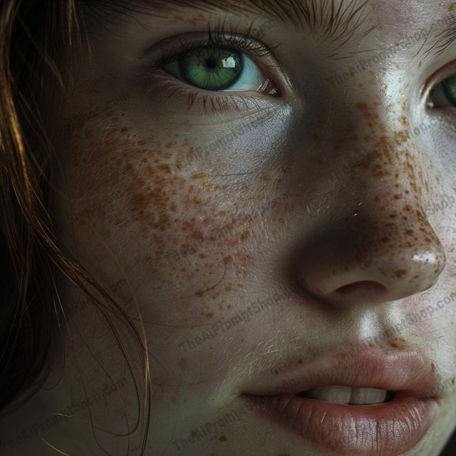 Close-up Portrait Details AI MidJourney Image Prompt, 8307Ai, Ai Image Prompt, artistic, character, close-up, detail, emotional, eye detail, facial expressions, fine lines, high-definition, human face, human features, Image Prompt, intense, intricate, macro photography, midjourney, portrait, Portraits & People, Prompt, realism, realistic, skin texture, visual experience, wrinkles