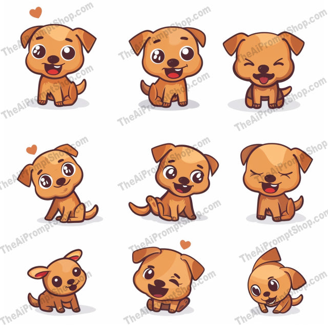 Cute Animal Illustrations AI MidJourney Image Prompt, 8175adorable, cartoon, charactermidjourney, children, creative art, cute animal illustration, design, expressive, fox, fun animals, owl, playful, puppy, rabbit, vibrant, whimsical