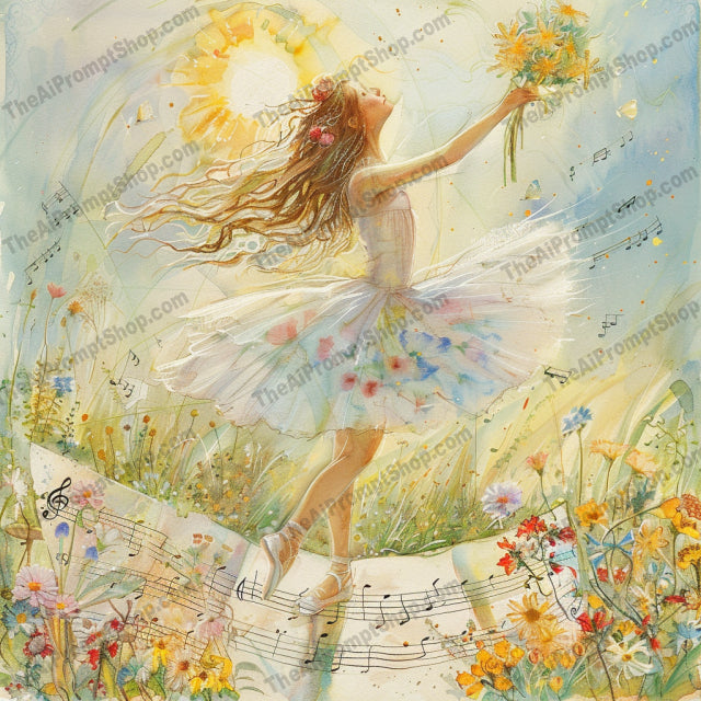 Dreamy Music-Inspired Art AI MidJourney Image Prompt, 9439 Character Art, midjourney, whimsical, music, fantasy, nature, ethereal, dreamy, flowing dresses, charming characters, enchanting, fairytale, beautiful, surreal, delicate, artistic, imaginative, creative, colorful, magic, mystical, serene, Midjourney, Ai, Ai Image Prompt, Image Prompt, Prompt