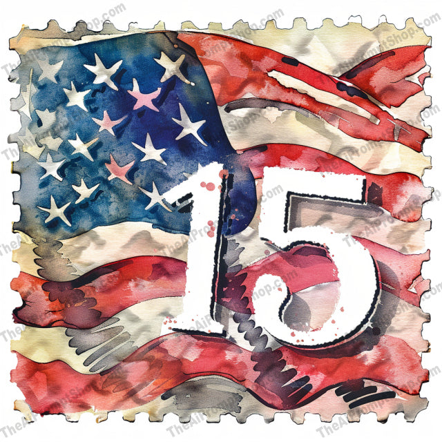 Patriotic Themed Illustrations AI MidJourney Image Prompt, 8235American Flag, American Symbols, Americana, Bald Eagle, Collectible Art, Freedom, Heritage, Independence, Liberty Bell, National Pridemidjourney, Patriotic Vintage Art, Patriotism, Stamp Art, Statue of Liberty, Symbolic Art, USA Icons, Vintage Stamps, Watercolor, Watercolor Stamps