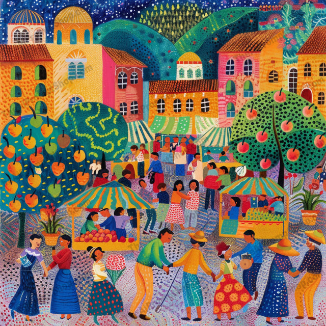 Colorful Nature and Folklore Artwork AI MidJourney Image Prompt, 9505 Fantasy, midjourney, vibrant, whimsical, nature, folklore, fantasy, colorful, detailed, bold, bright, artwork, fantasy art, cultural, richness, fantasy scene, inspiration, imaginative, beautiful, artistic, dreamlike, creative, Midjourney, Ai, Ai Image Prompt, Image Prompt, Prompt