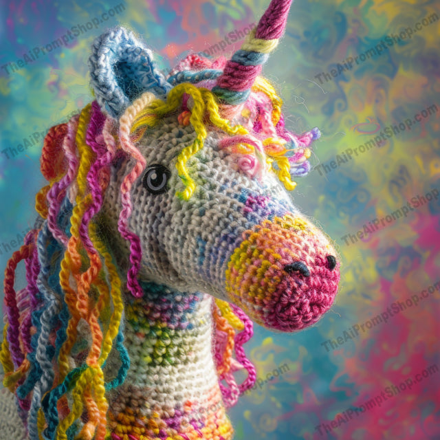 Colorful Crochet Creations AI MidJourney Image Prompt, 9340 Animation & Cartoons, midjourney, crochet, colorful, yarn, handmade, knitting, crocheted toy, whimsical, playful, craft, art, creative, design, multicolored, cute, adorable, soft, crochet art, vibrant, crafting, kids, decor, rainbow, amigurumi, fiber art, crochet design, Midjourney, Ai, Ai Image Prompt, Image Prompt, Prompt