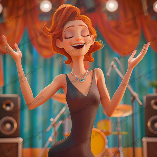 AI MidJourney Image Prompt, Joyful Jives and Jigs, 51523D animated dance, Animation, Captivating dance sequence, cartoon, Character choreography, Dance floor excitement, Energetic characters, Expressive movement, Festive spirit, Joyful dance scene, Lively animation, midjourney, Musical animation, Playful dance moves, Rhythmic storytelling