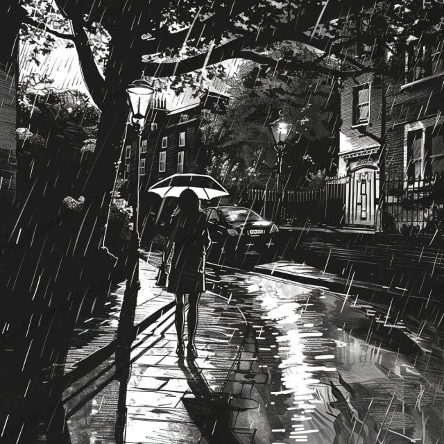 AI MidJourney Image Prompt, Urban Contrast, 4929chat gpt, chat gpt prompts, chatgpt, chatgpt prompts, City at dusk, Colorful abstraction, Expressive brushwork, High contrast, midjourney, Monochromatic urban life, Rain-soaked streets, Romantic silhouettes, Seasonal changes, Storybook Illustrations, Streetlight glow, Vibrant fall foliage