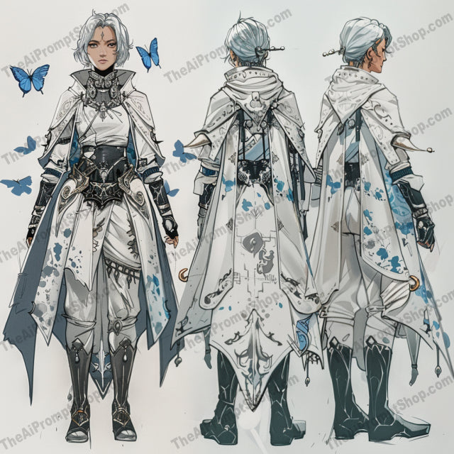 Epic Fantasy Character Designs AI MidJourney Image Prompt, 9634 Character Art, midjourney, fantasy, character design, armor, mythical, futuristic, armor sets, ornamentation, ethereal, detailed design, vivid colors, concept art, fantasy illustration, epic, heroic, battle ready, creative design, fantasy art, imaginative, costume design, illustration, Midjourney, Ai, Ai Image Prompt, Image Prompt, Prompt