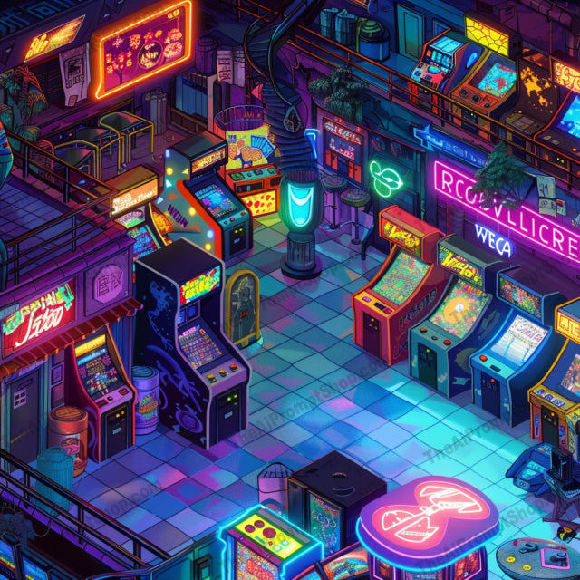 Vibrant Urban Scenes AI MidJourney Image Prompt, 8447Ai, Ai Image Prompt, Animation & Cartoons, arcade, atmosphere, bookstore, busy, cafe, city, cityscape, colorful, detail, energy, illustration, Image Prompt, library, lively, market, midjourney, neon, Prompt, restaurant, rich, shops, urban, vibrant