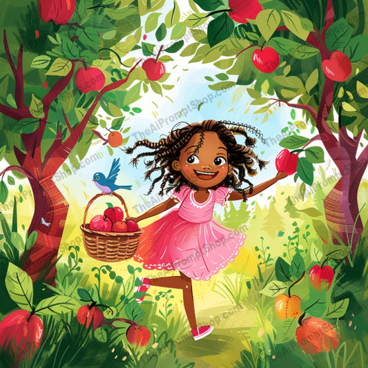 Whimsical Childhood Adventures AI MidJourney Image Prompt, 8846 Florals, midjourney, whimsical, childhood, adventures, outdoors, playful, innocence, joy, imaginative, vibrant colors, nature, forest, animals, squirrel, dog, bunny, exploration, fun, happiness, illustration, artwork, Midjourney, Ai, Ai Image Prompt, Image Prompt, Prompt