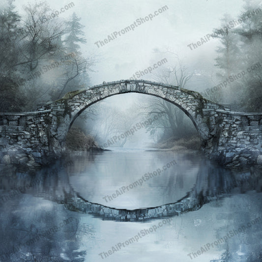 Serene Landscapes of Tranquility AI MidJourney Image Prompt, 8049atmospheric artwork, calming decor, coastal serenity, cottagecore art, countryside scenes, cozy cabin forest, dreamy landscapes, escape to nature, forest retreat, landscape lovers, lavender field windmill, midjourney, misty stone bridge, peaceful lighthouse, relaxing wall art, scenic views, tranquil scenery