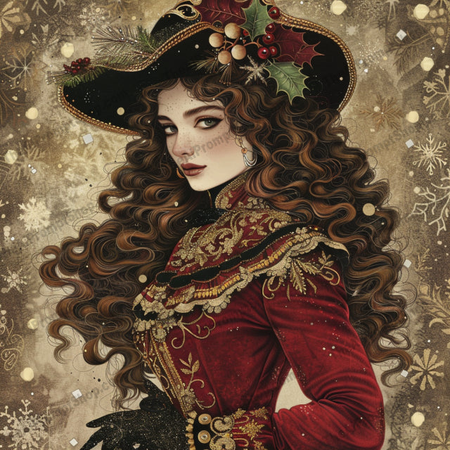 Victorian Holiday Fashion AI MidJourney Image Prompt, 9050 Portraits & People, midjourney, Victorian fashion, holiday fashion, vintage clothing, festive attire, elegant wear, historical fashion, winter clothing, detailed accessories, luxurious attire, antique style, period costume, holiday season, winter season, festive decor, elegant design, intricate accessories, classic fashion, timeless fashion, vintage elegance, holiday charm, Midjourney, Ai, Ai Image Prompt, Image Prompt, Prompt