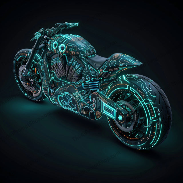 Futuristic Neon Vehicles AI MidJourney Image Prompt, 9538 Futuristic, midjourney, futuristic, neon, vehicles, bicycle, drone, motorcycle, spaceship, cyberpunk, high-tech, glowing, digital art, transportation, advanced, neon colors, vibrant, dark background, otherworldly, technology, sci-fi, modern, Midjourney, Ai, Ai Image Prompt, Image Prompt, Prompt